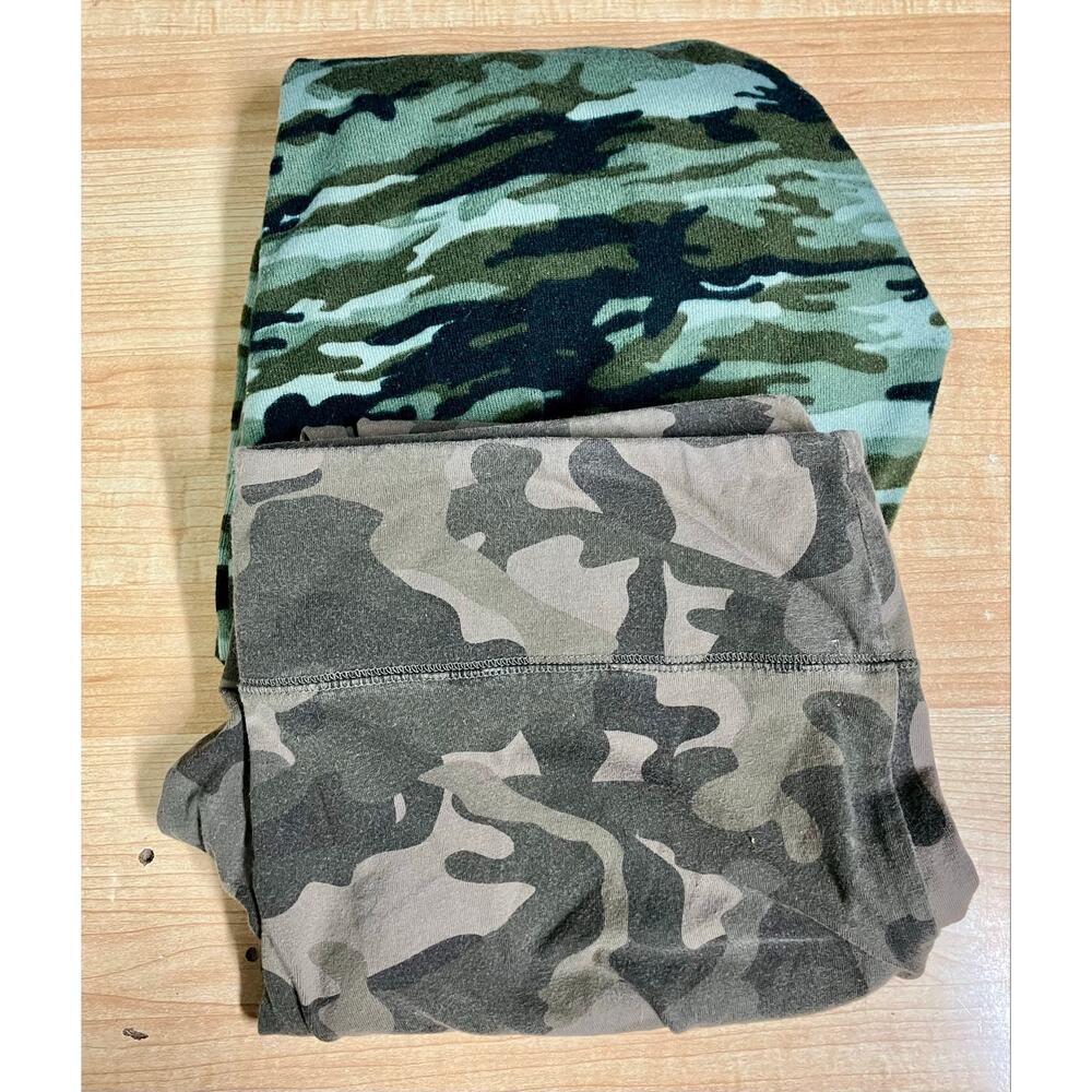 Bobbie Brooks Capri Camo Leggings And Wilde Fable Joggers Bundle Womans Size XXL